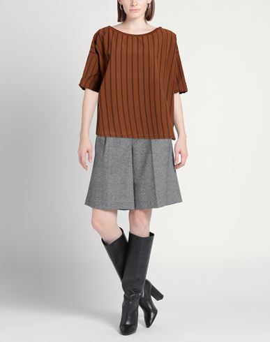 Labo. art Woman Top Tan Size 2 Cotton