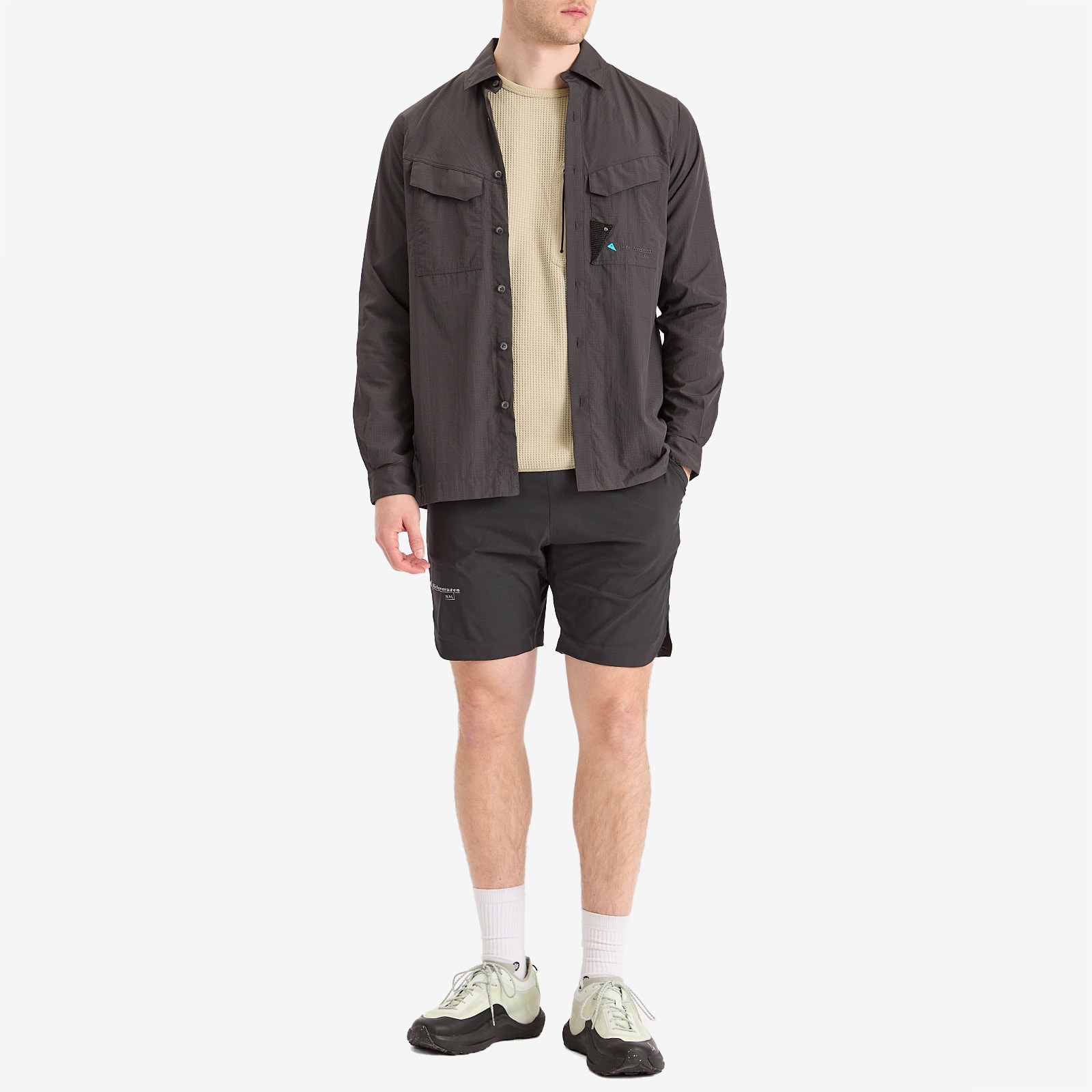 Klättermusen Men's Syn Long Sleeve Shirt in Raven