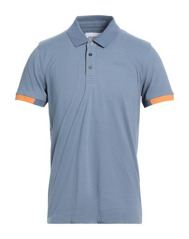 Man Polo shirt Light blue Size M Cotton