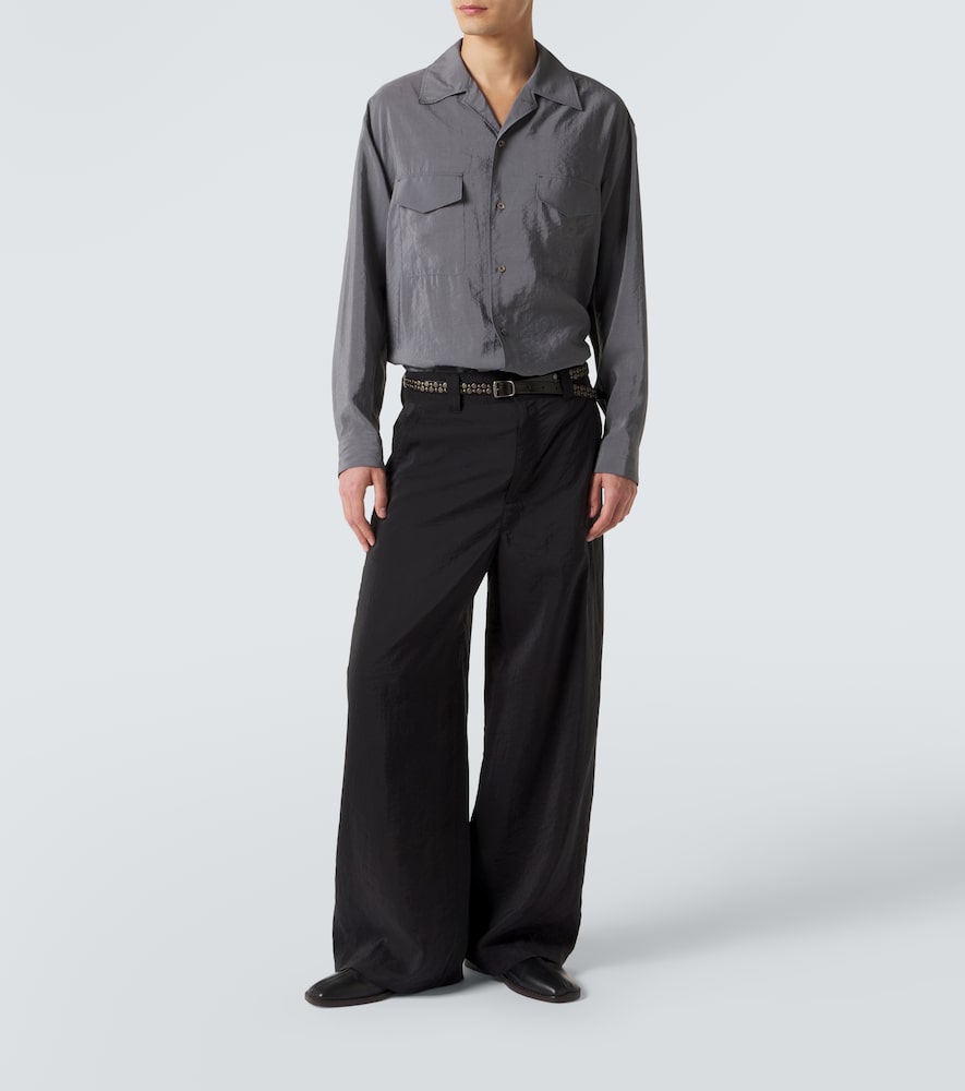 Silk-blend shirt