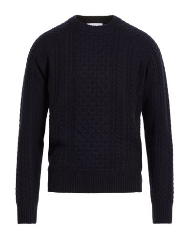 Man Sweater Midnight blue Size S Wool, Polyamide