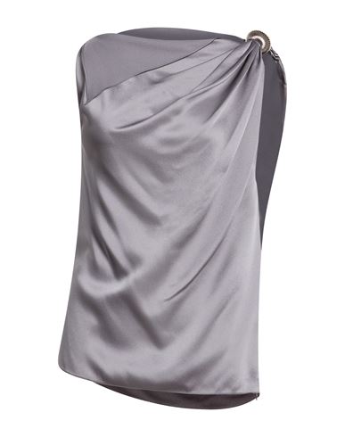 Woman Top Grey Size 6 Acetate, Viscose