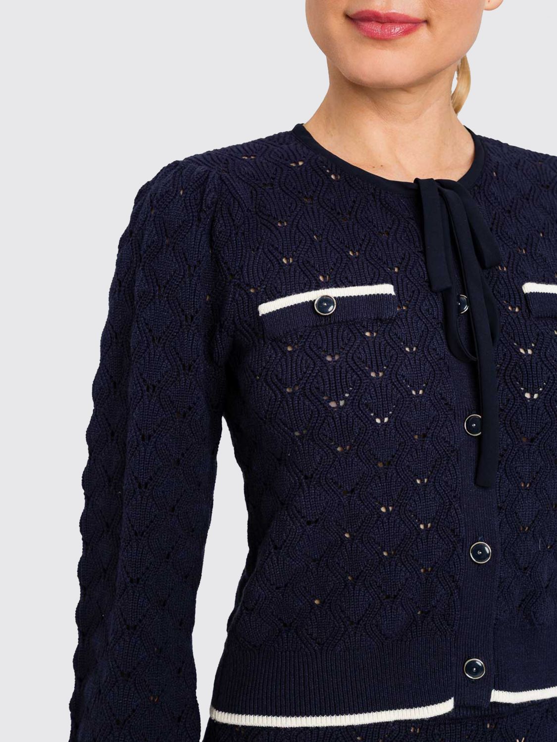 Cardigan Woman color Blue
