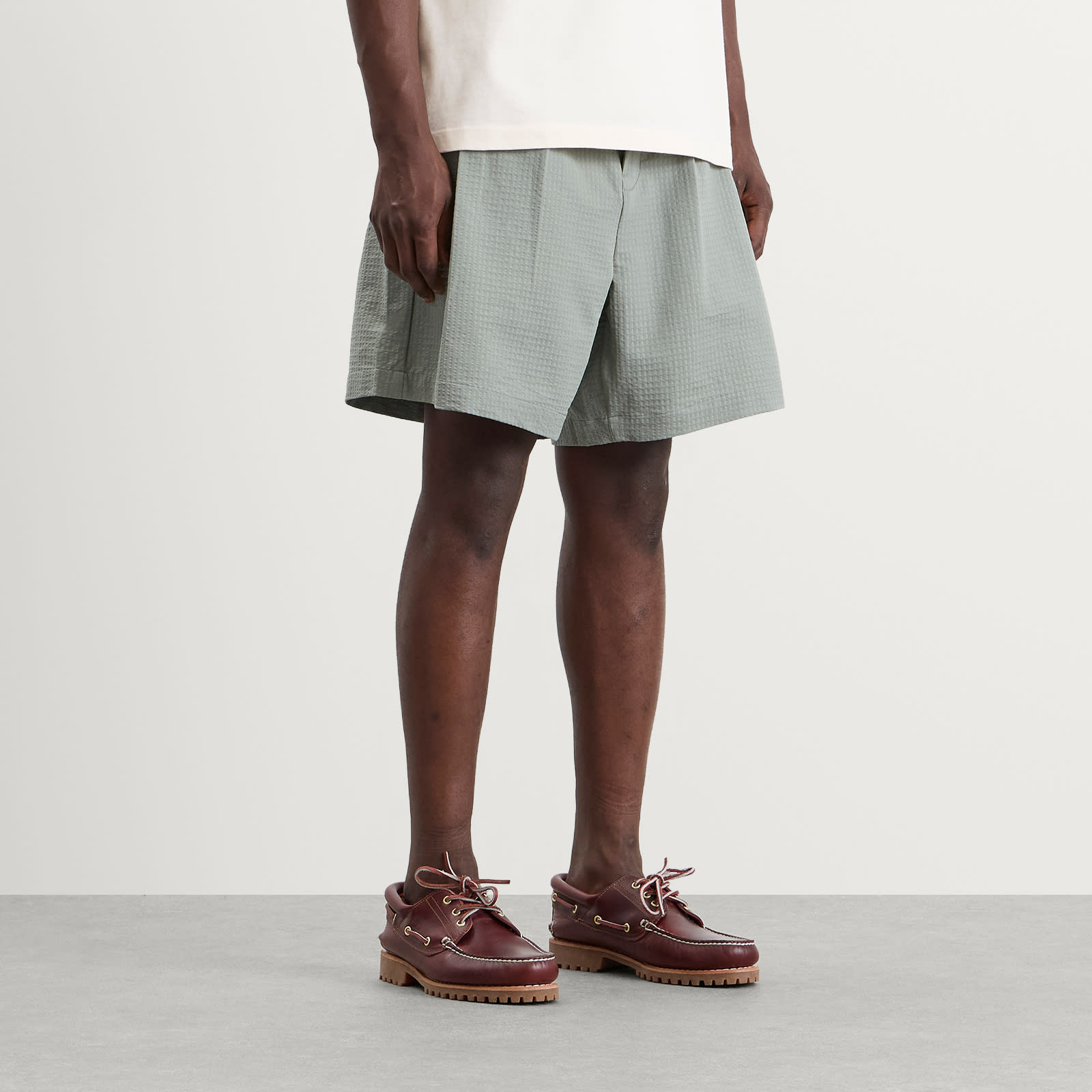 Men's Textured Shorts Sage
