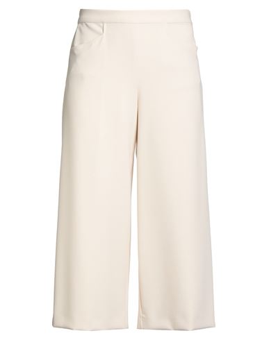 Caractère Woman Pants Cream Size 10 Polyester, Viscose, Elastane