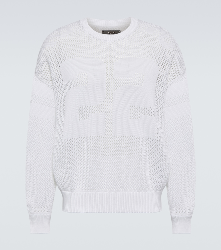 Cotton knit sweater