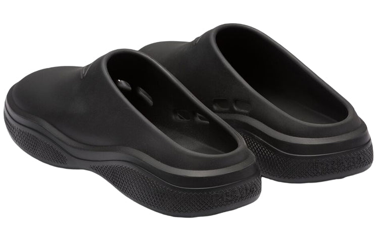 (WMNS) Foam Rubber Mules 'Black'
