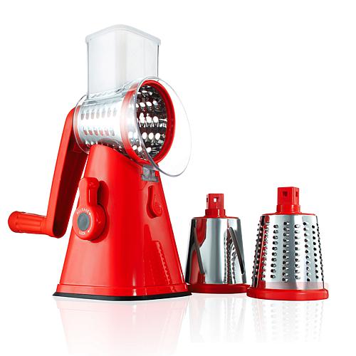 Nutrislicer 3-in-1 Rotating Mandoline & Countertop Food Slicer/Grater