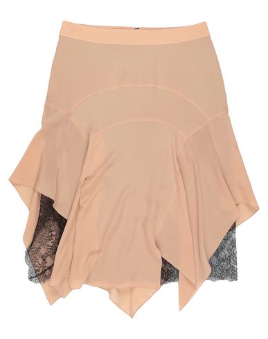 Woman Midi skirt Blush Size 0 Silk
