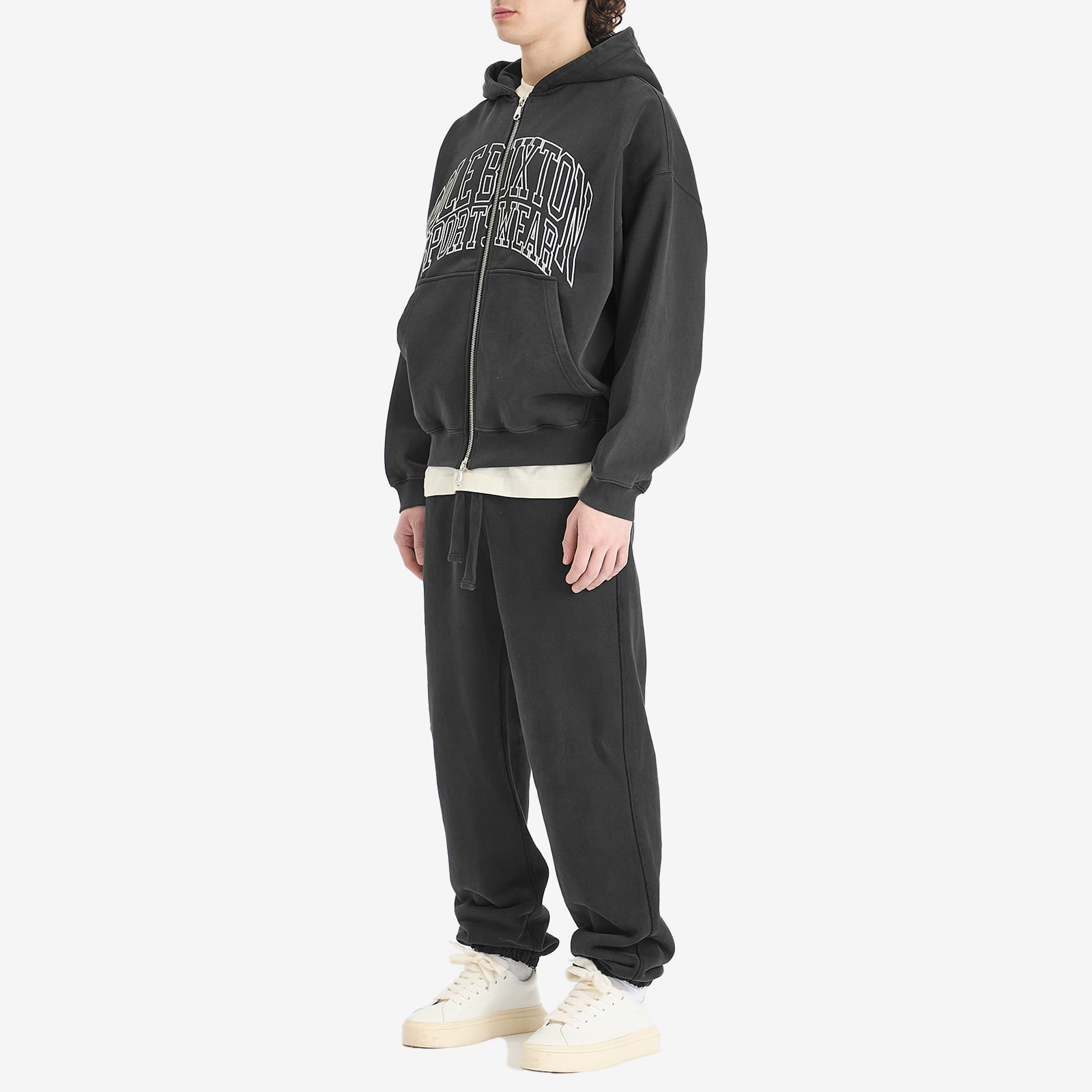 Cole Buxton Men's Sportswear Arc Hoodie in Vintage Black