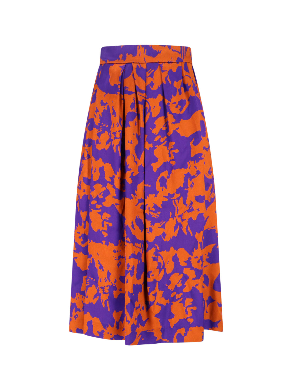 Bright 100% Viscose Midi Skirt