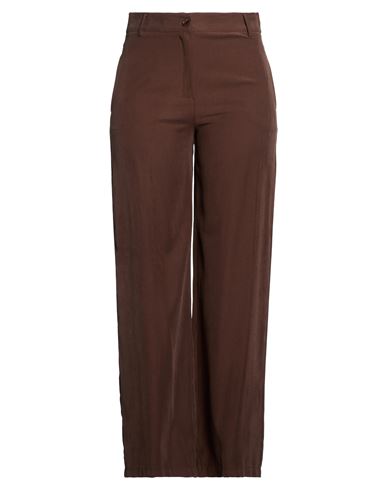 Woman Pants Brown Size M Viscose, Polyester