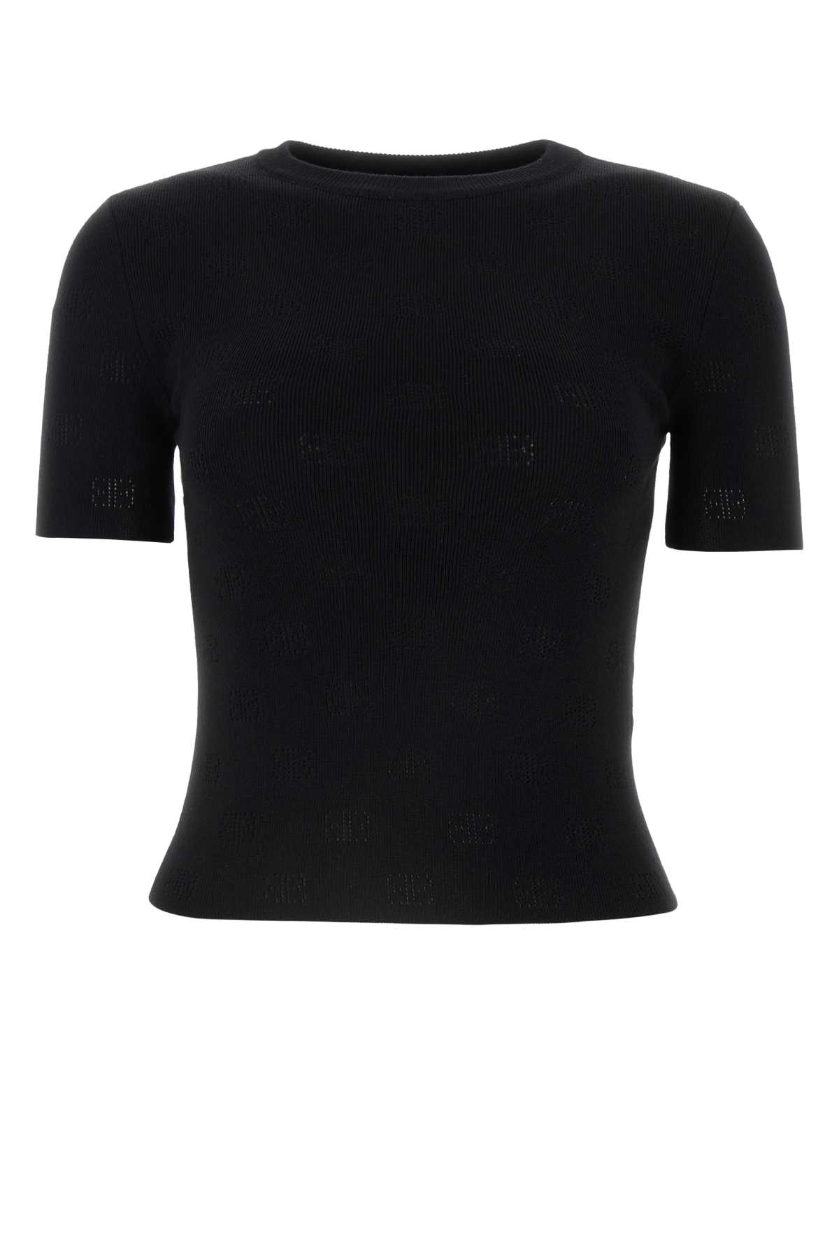 Black Wool Blend Sweater