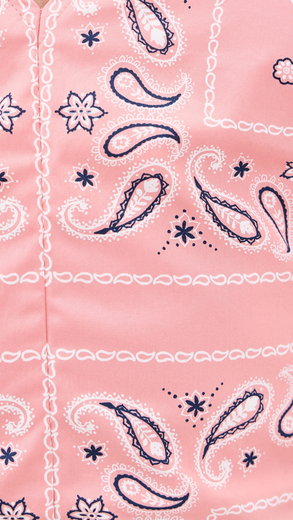 X Shopbop Lina Dress Tiled Bandana Coral Bloom