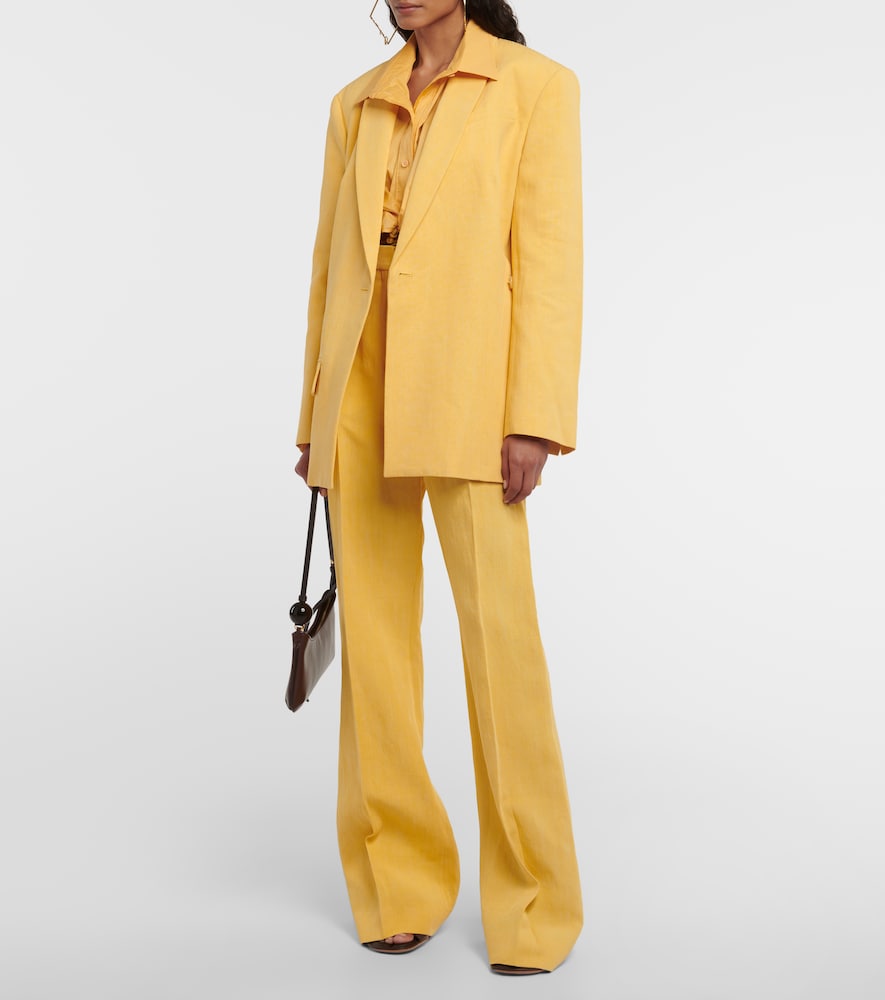 Jacquemus Le Pantalon Sauge linen-blend pants