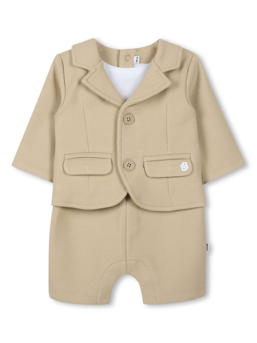 Buttoned-up romper - Neutrals