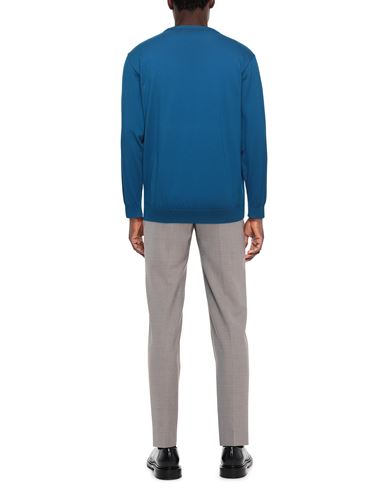 Man Sweater Azure Size XXL Cotton
