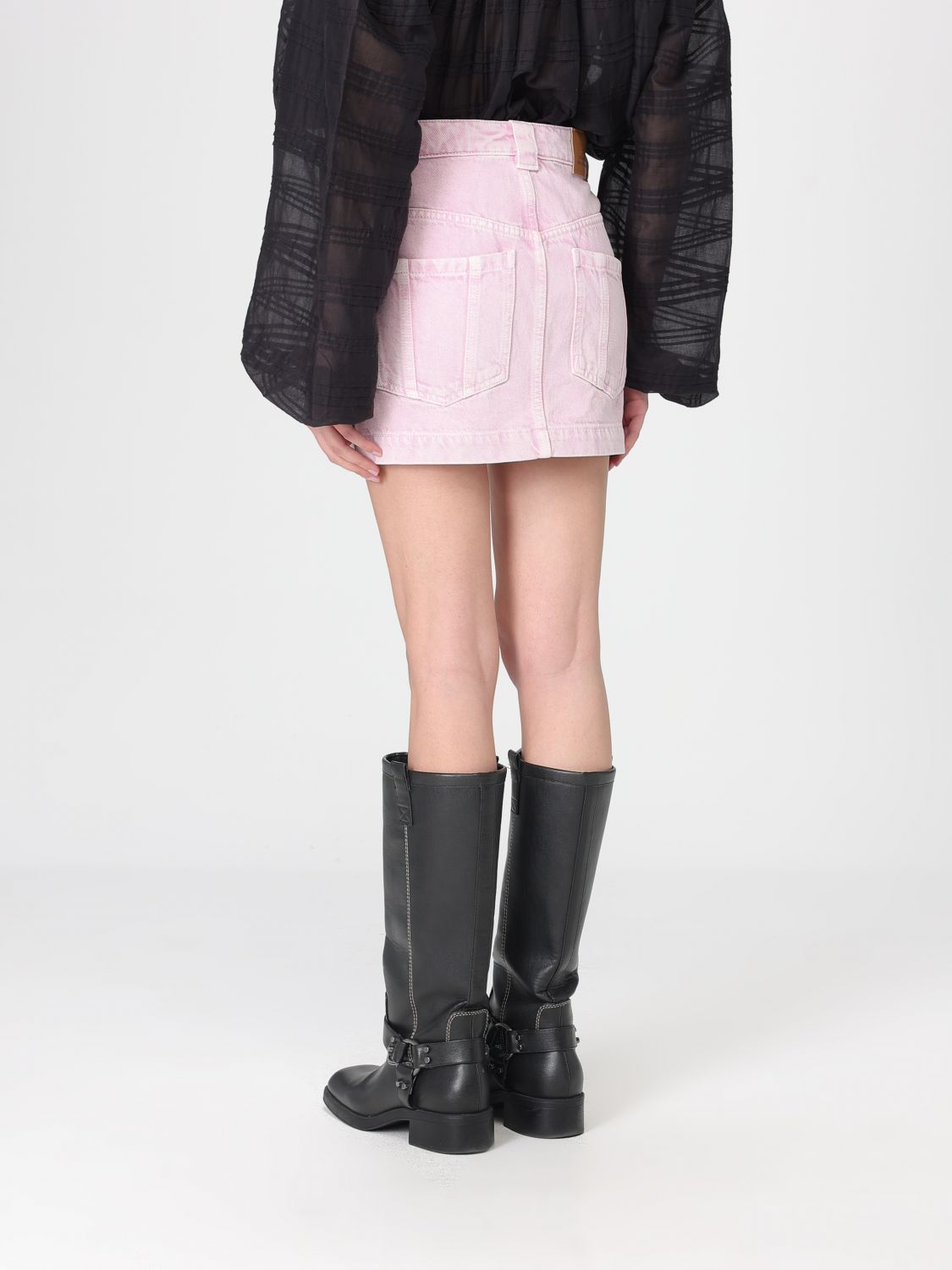 Skirt Woman color Pink