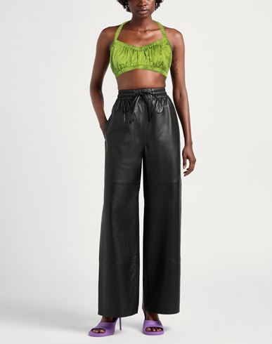 Woman Top Lime green Size 8 Viscose