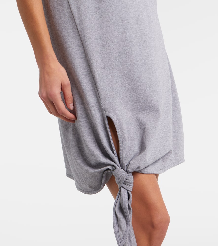 Cotton jersey midi dress