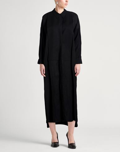 Woman Midi dress Black Size S Viscose