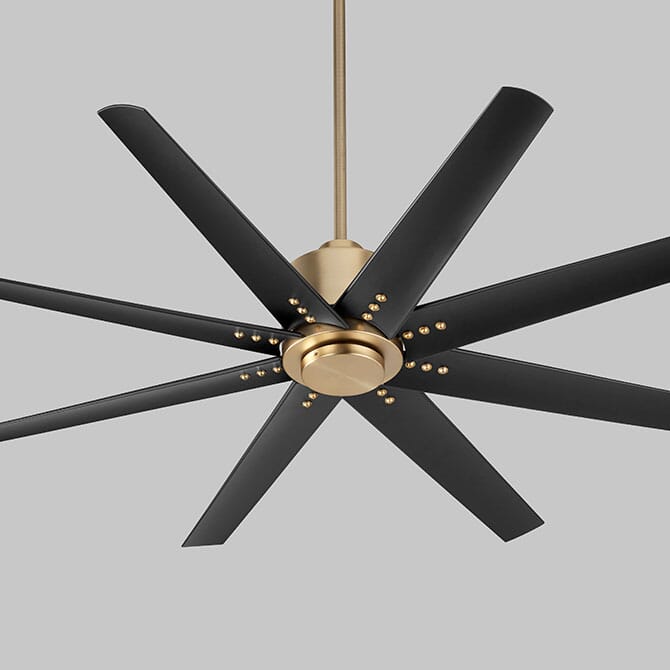 Fleet 56" Indoor/Outdoor Ceiling Fan in Aged Bra