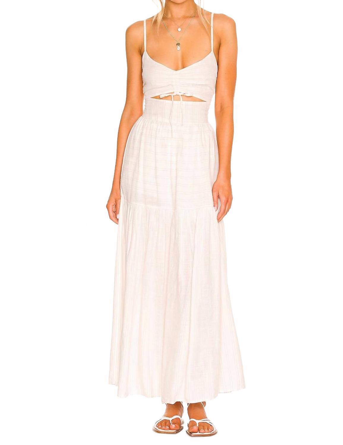 Zuri Maxi Dress In Cream
