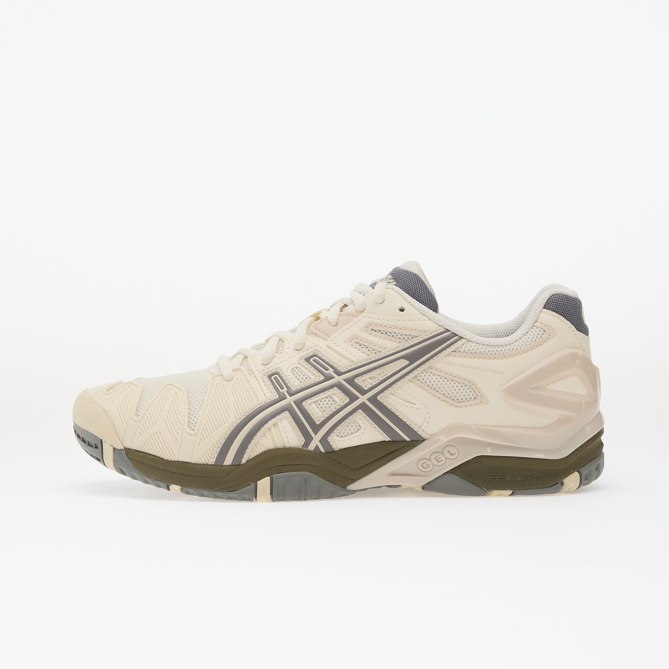 Men's Gel-Resolution 5 in Cream/Clay Grey