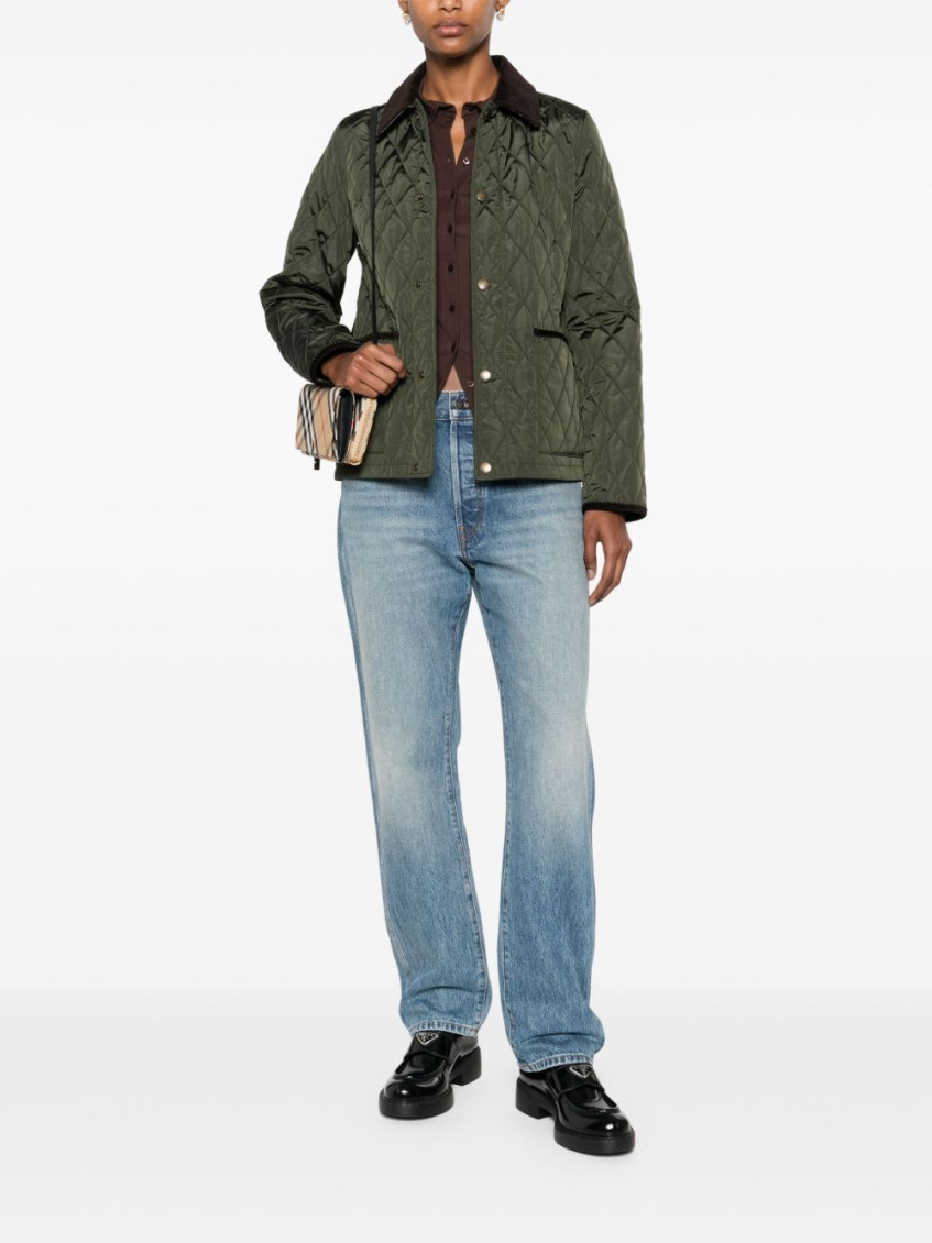 Green Quilted Jacket