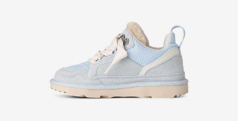 ® Kids' Lowmel Canvas/Suede/Recycled Materials Shoes in Sky Blue