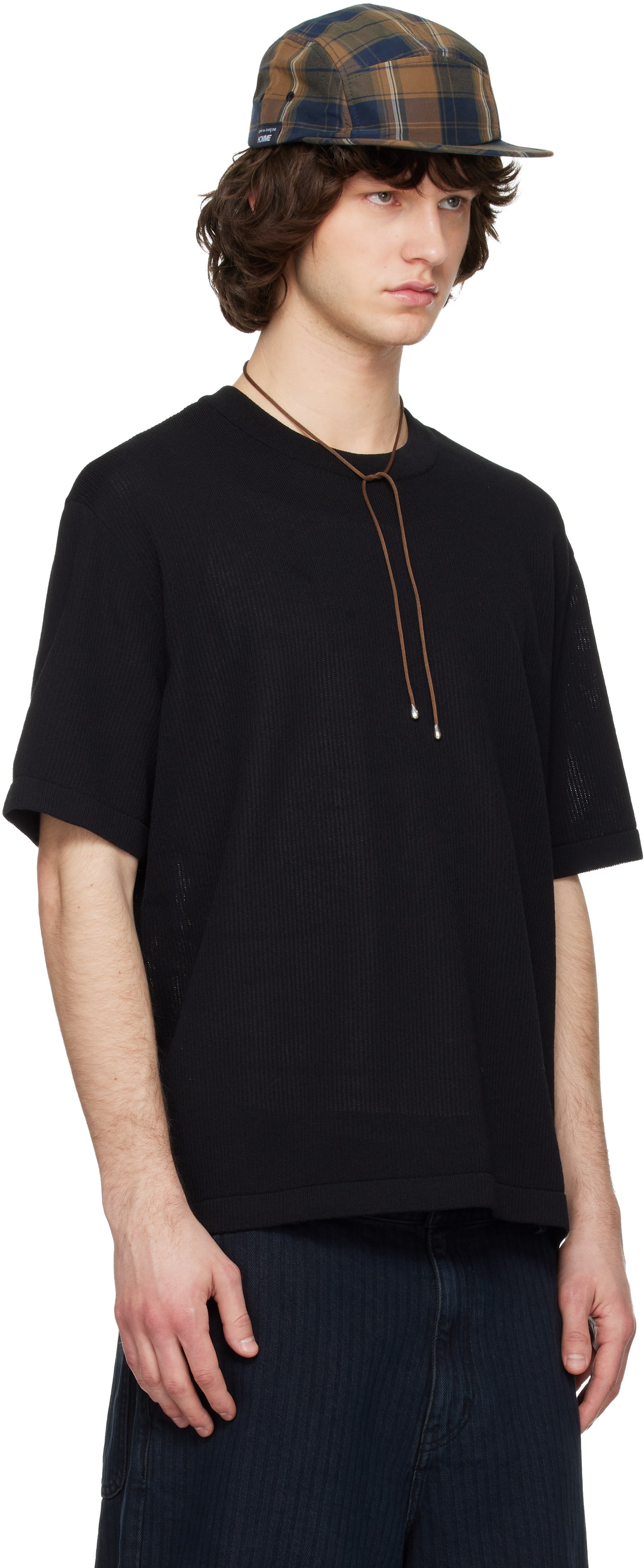 Black Knit T-shirt