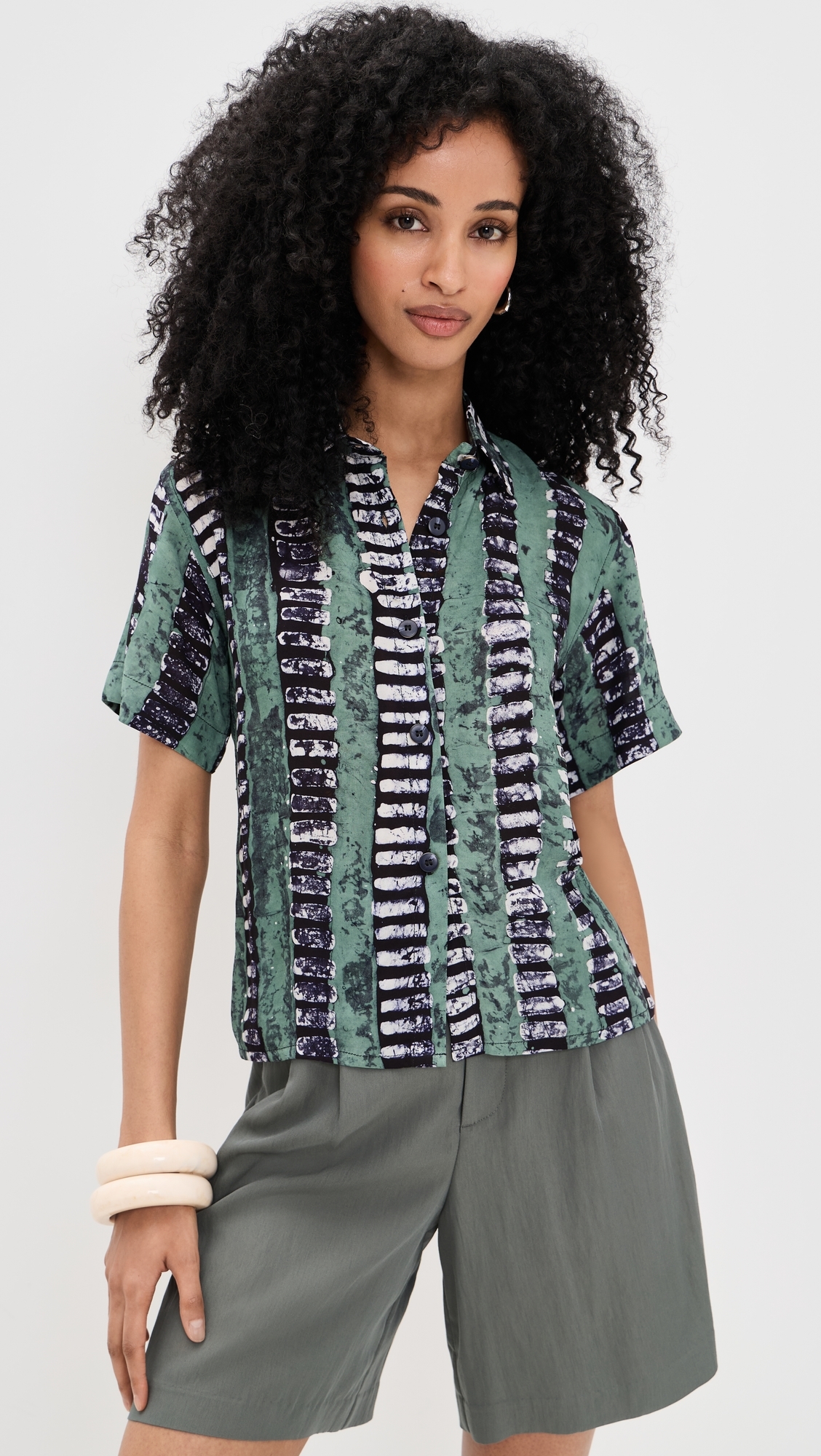 Ewatola Top Green/Blue/White