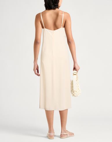 Forte_forte Woman Midi dress Ivory Size 2 Acetate, Viscose