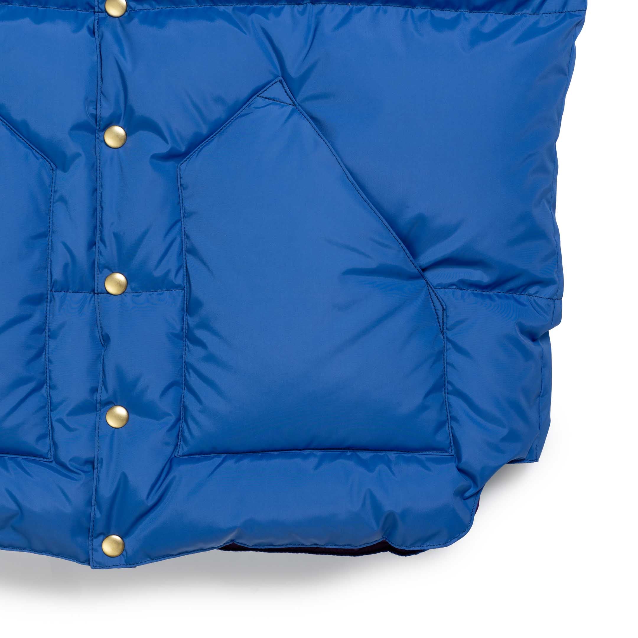 For Clutch Cafe Down Vest Blue
