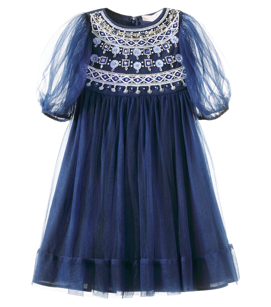 Starlight Serenade embellished tulle dress