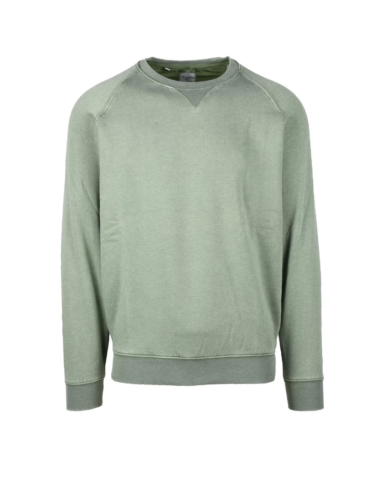 Green Relaxed Polyester Sweatshirt