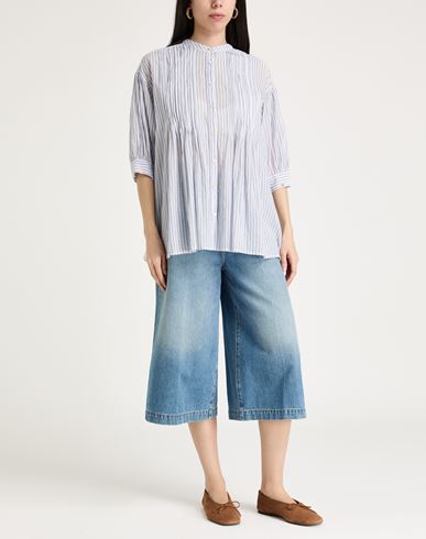 Woman Shirt Light grey Size S Cotton