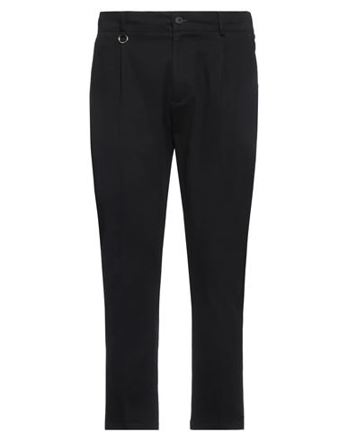 Man Pants Black Size 30 Cotton, Elastane