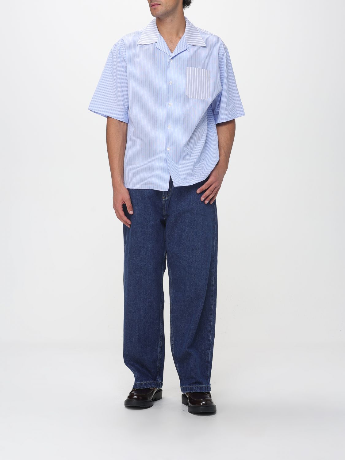 Shirt Men color Blue