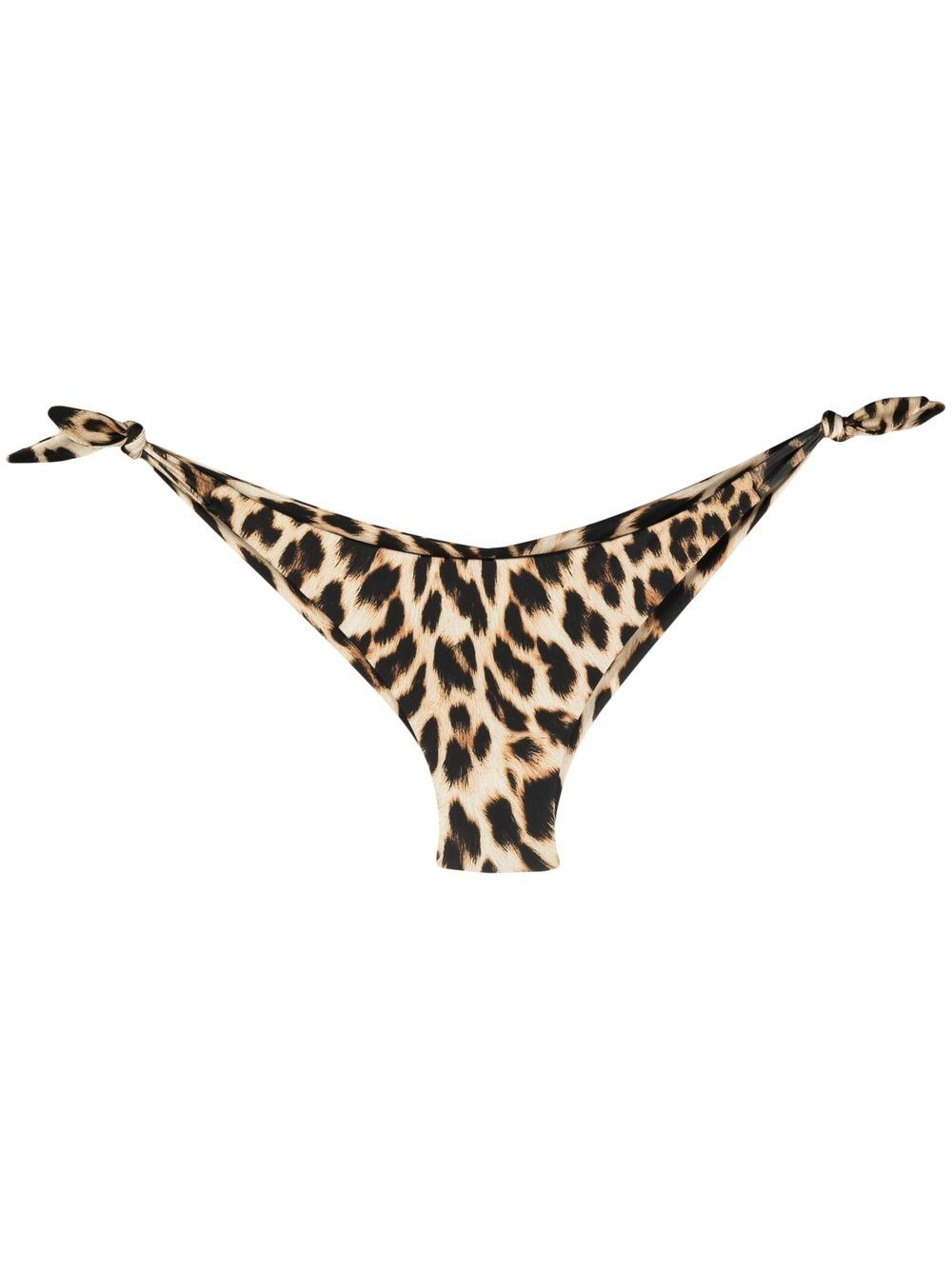 Leopard-print bikini bottom - Neutrals