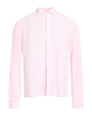 Man Shirt Light pink Size XXL Linen