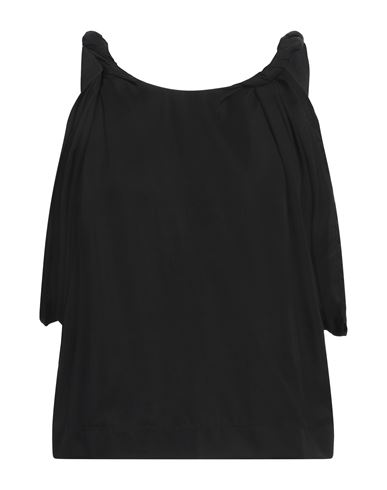 Woman Top Black Size 6 Viscose, Rayon