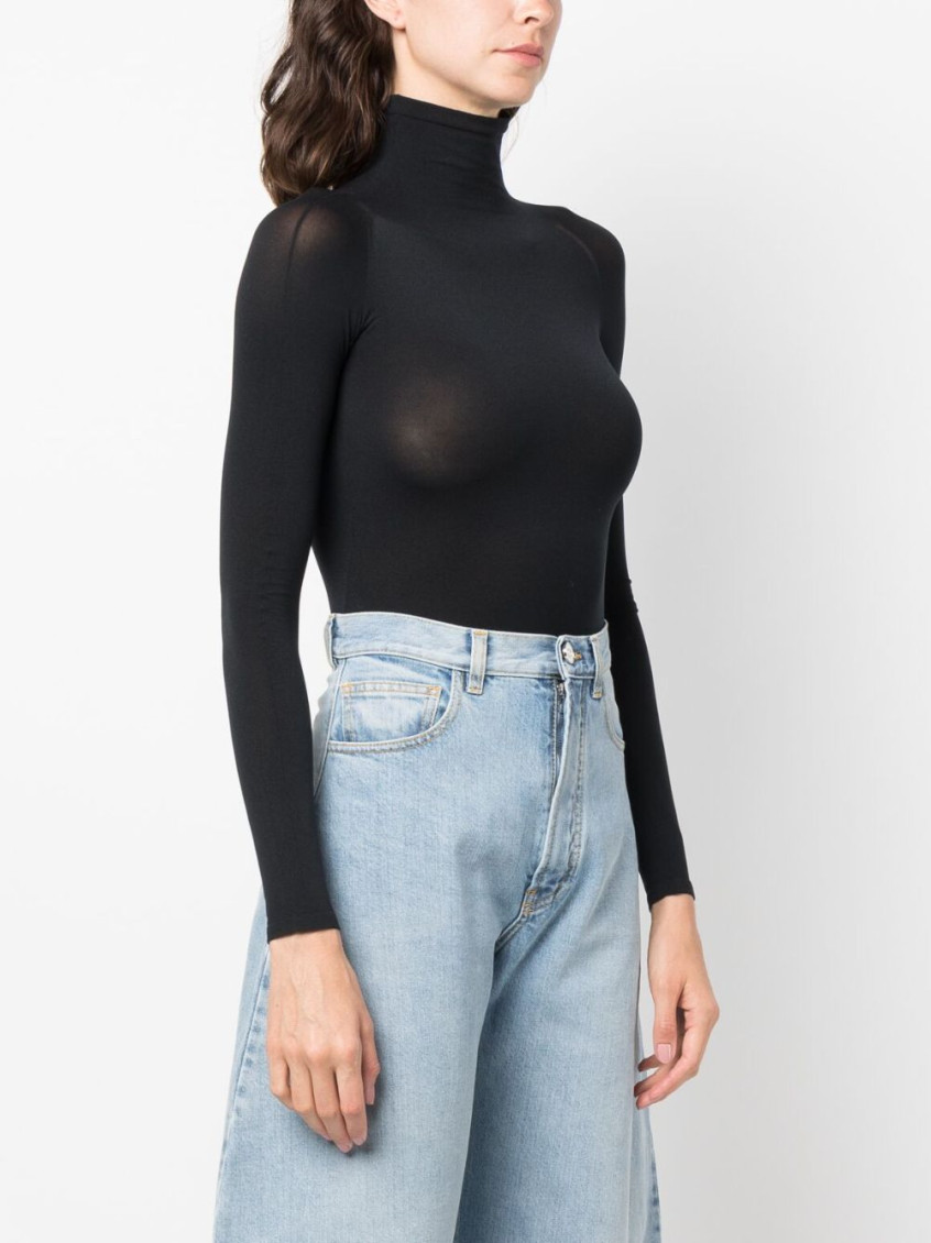 Black Second Skin Body Top