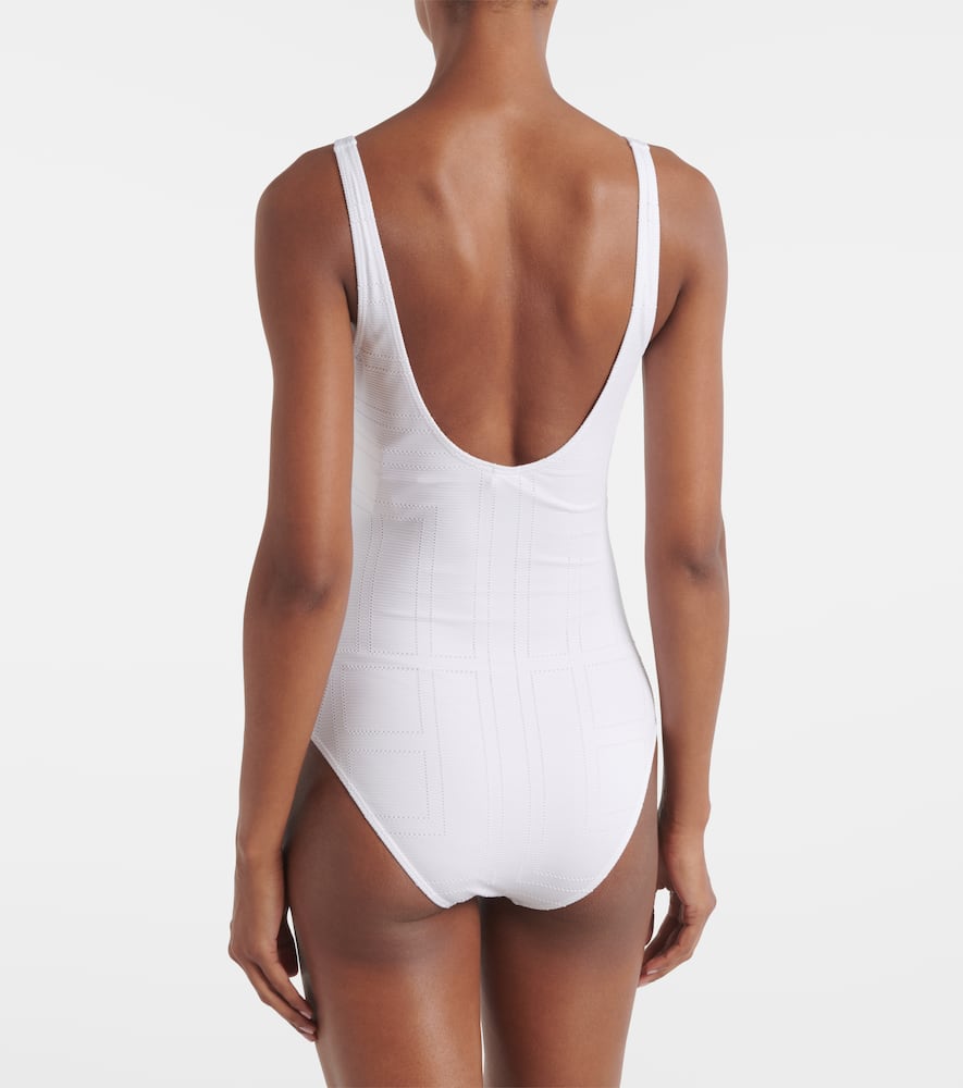 Monogram jersey swimsuit