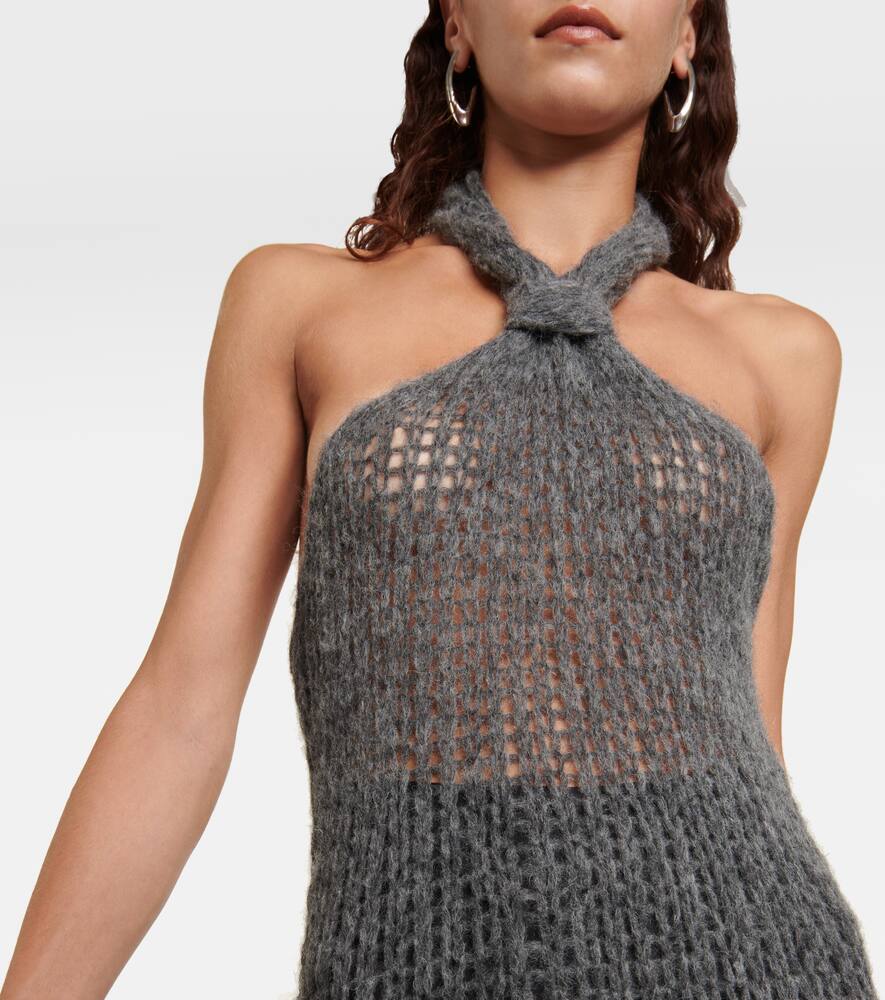 Ann Demeulemeester Halterneck alpaca-blend maxi dress