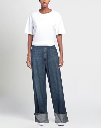 Woman Jeans Blue Size 26 Cotton