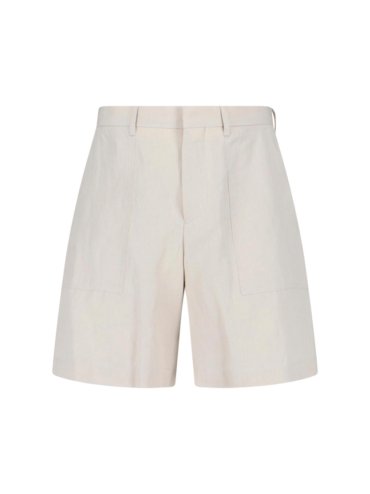 Italian-Style Linen-Cotton Silk Trousers for Men
