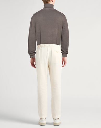 Lardini Man Turtleneck Khaki Size 46 Wool