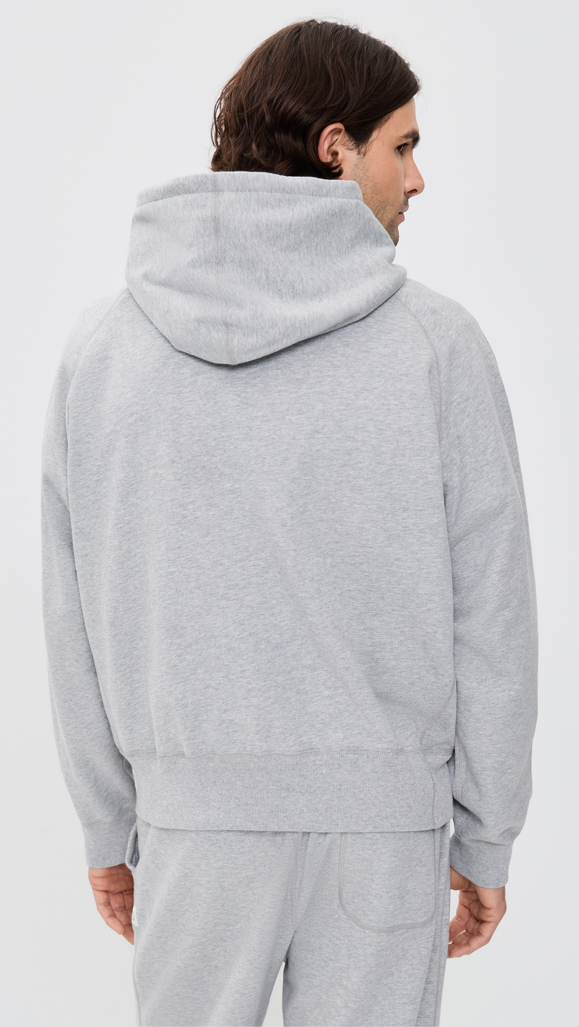 Midweight Terry Relaxed Hoodie Hgrey