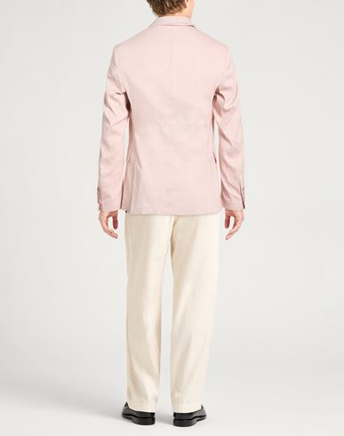 Man Blazer Antique rose Size 44 Linen, Polyester, Viscose, Elastane